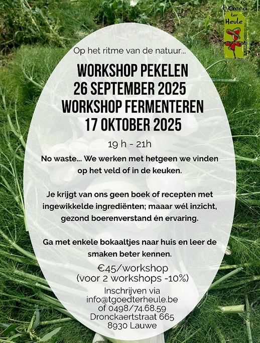 Workshop fermenteren ned
